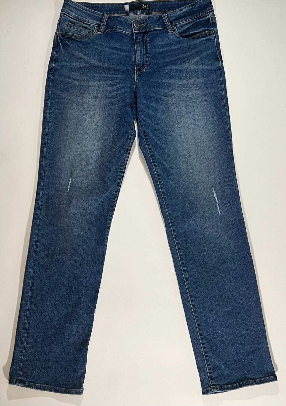 Kut from the Kloth Catherine Straight Leg Jeans Size 10 - Picture 6 of 6